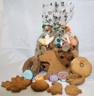 Lots of dog treats