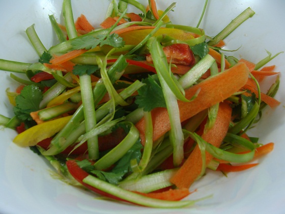 ribboned vegetables