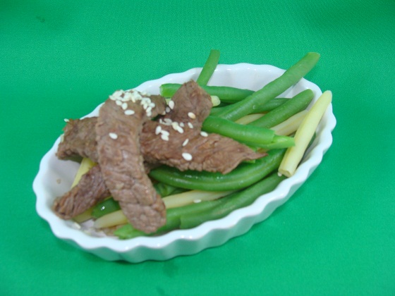green beans and beef for dogs