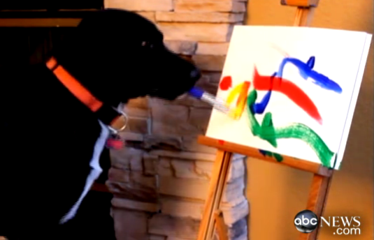 Dog Paints picture