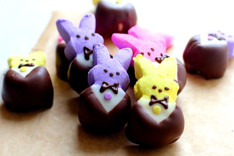 chocolate covered peeps