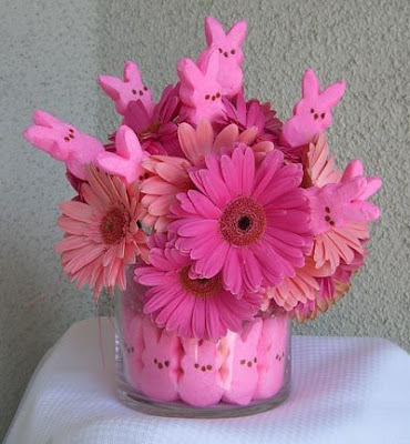 peeps in flowers