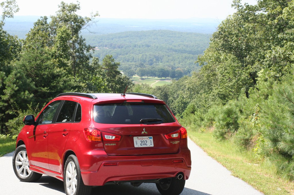 Red Mitsubishi Outlander Sport