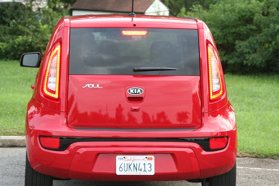 Kia Soul from the rear Kia Soul from the rear