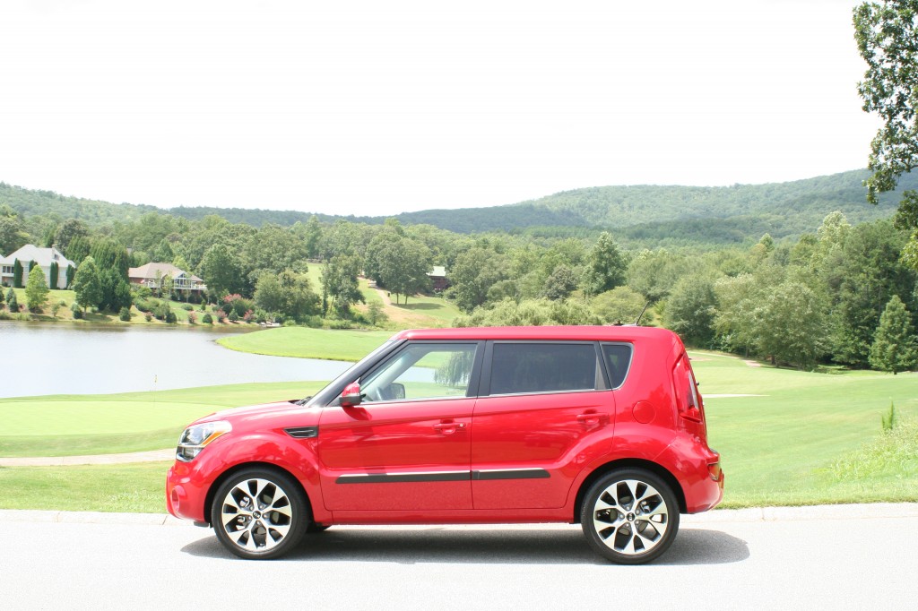 Red Kia Soul