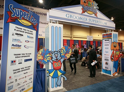 SuperZoo Grooming Section