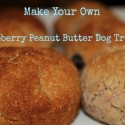 Blueberry Peanut Butter Dog Treats