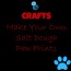 Crafts Salt Dough Paw Prints
